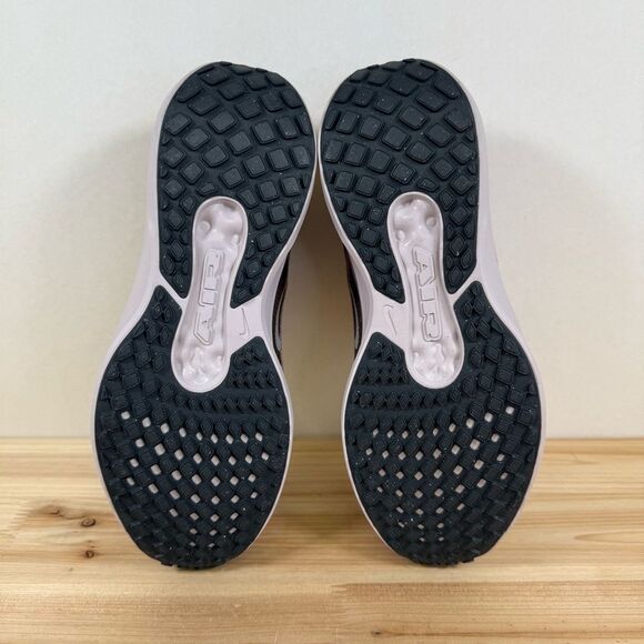 Nike Air WinFlo 11 road running shoes womens 8.5 taupe grey barely volt obsidian - Picture 7 of 8